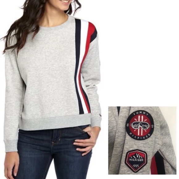 Tommy Hilfiger Patch Logo Sweatshirt - Picture 1 of 9